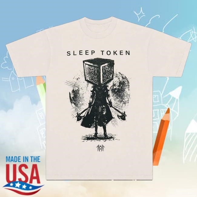 Sleep Token Store Merch Chokehold Ecru Crewneck Sweatshirt