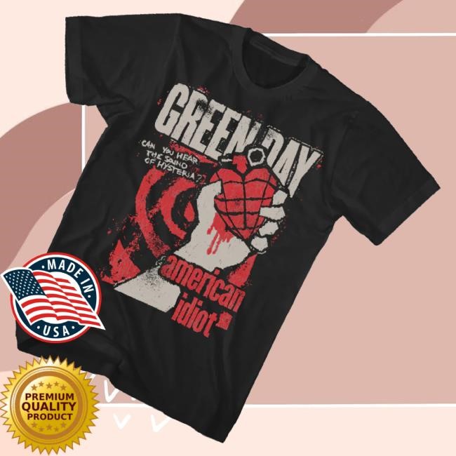Official Indiemerchstore Merch Green Day American Idiot Hoodie Sweatshirt