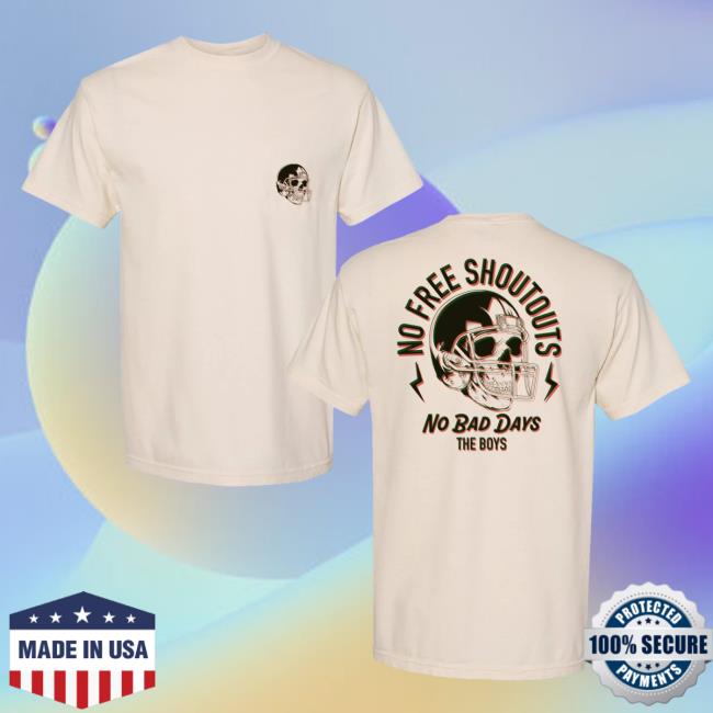 Official Barstool Sports Merch Store Bussin' With The Boys No Bad Days Crew BarstoolSports Apparel Clothing Shop