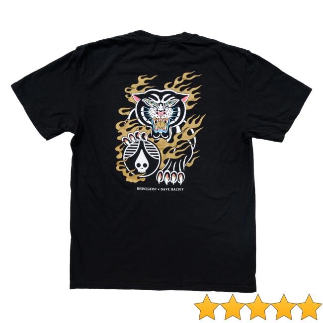 Official Rhinegeist Merch Store Rhinegeist Brewery Inked Panther T-Shirt
