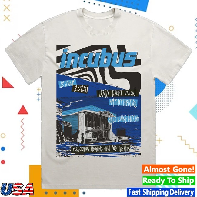 Official Incubus Merch Incubus Limited Edition Salt Lake City 2025 Event Long Sleeve Shirt