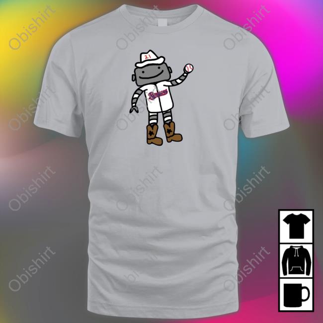 Jason Robertson Robo Catching Baseball Sweatshirt Rangers X TexasHockey