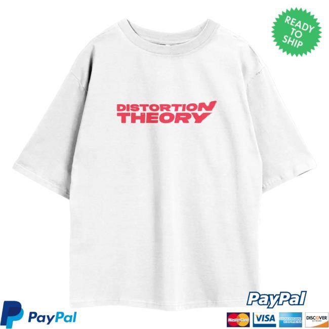 Tape B Store Merch Shop Distortion Theory White Zip Up Hoodie