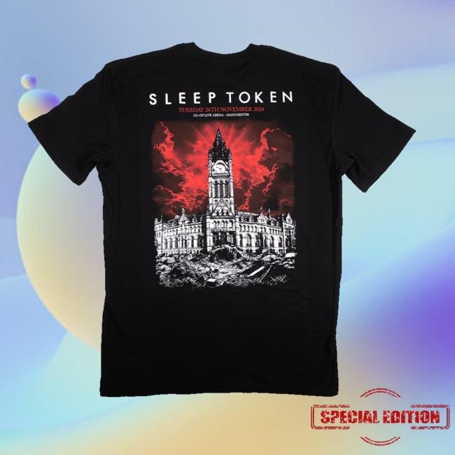 Sleep Token Merch Store Manchester 26-11-24 Exclusive T-Shirt