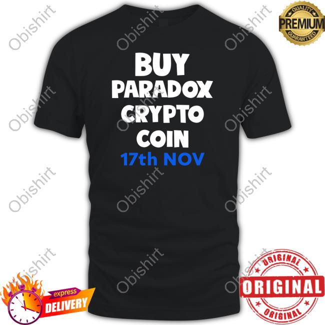 Buy Paradox Crypto Coin 17Th Nov Hooded Sweatshirt