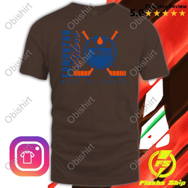 Icedistrictauthentics Store Edmonton Oilers Flannel Foxes Skyline Shirts