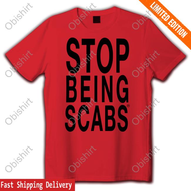 Novaramedia Shop Stop Being Scabs Long Sleeve T Shirt