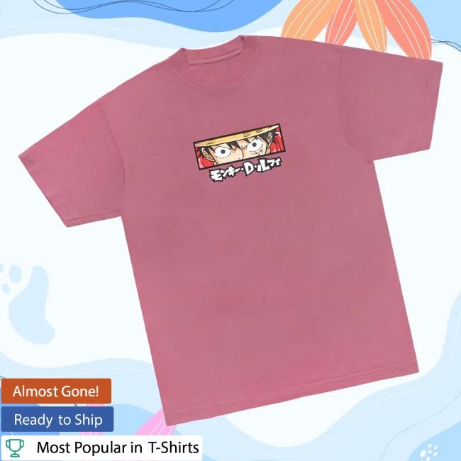 Hypland Merch One Piece Luffy Eyes Zip Up Hoodie