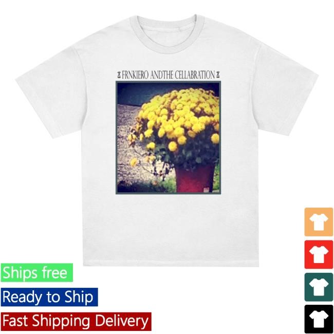 Frankiero Merch Store Frnkiero And The Cellabration Flowers Shirts