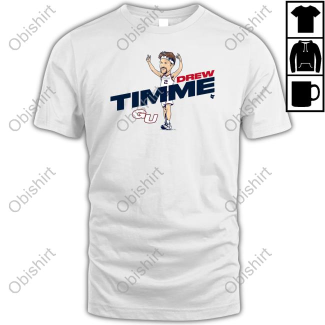 Gonzaga Basketball Drew Timme Caricature Tee Breakingt Store