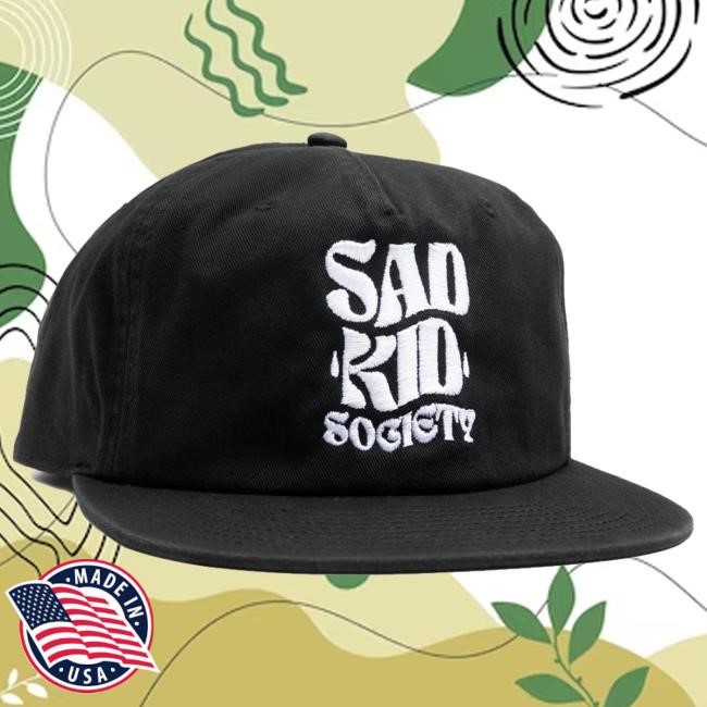 Emosnotdead Merch Sad Kid Society Strapback headwear