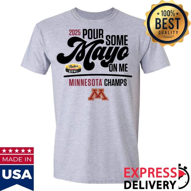Dukesmayobowl Merch Shop Store Official 2025 Duke's Mayo Bowl Minnesota Champs Hoodie Sweatshirt