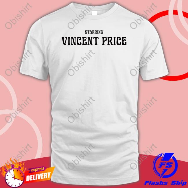 Starring Vincent Price Tee Shirt