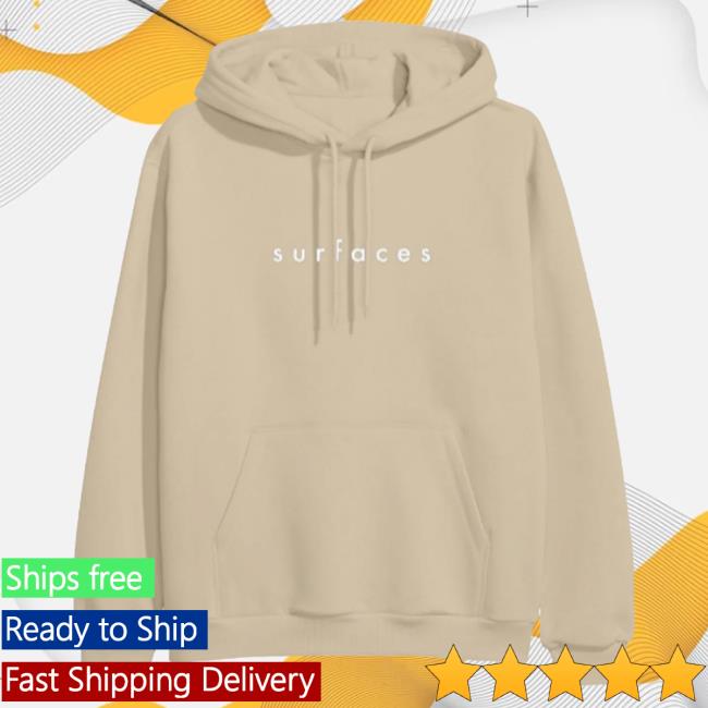 Official Merch Bar Surfaces Store Logo Sweatshirt Sand MerchBar Shop