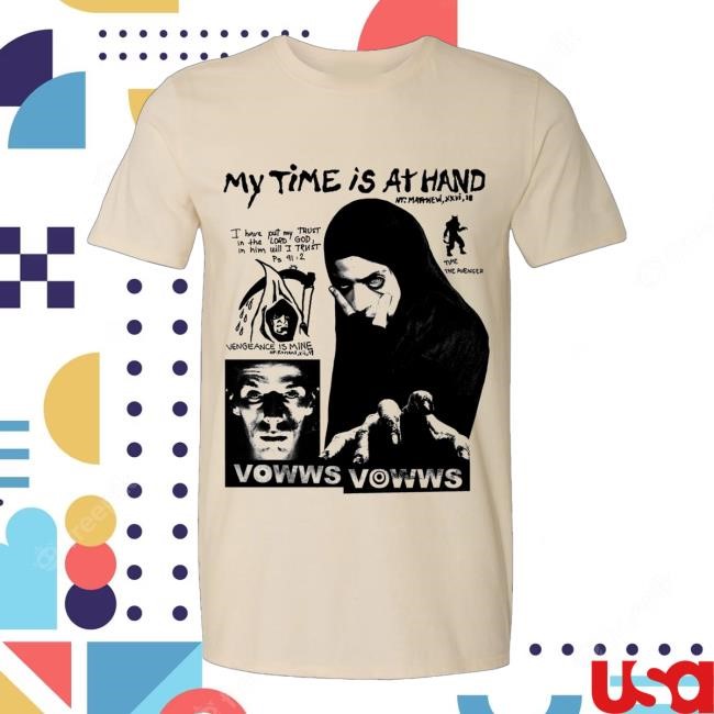Vowws Band Merch Shop My Time New Shirt