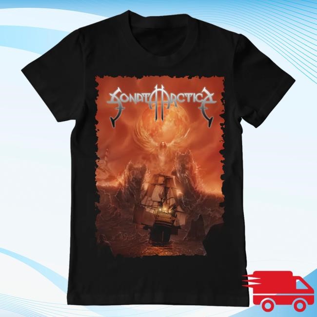 Sonata Arctica Merch Store Classic Reckoning Night Crewneck Sweatshirt
