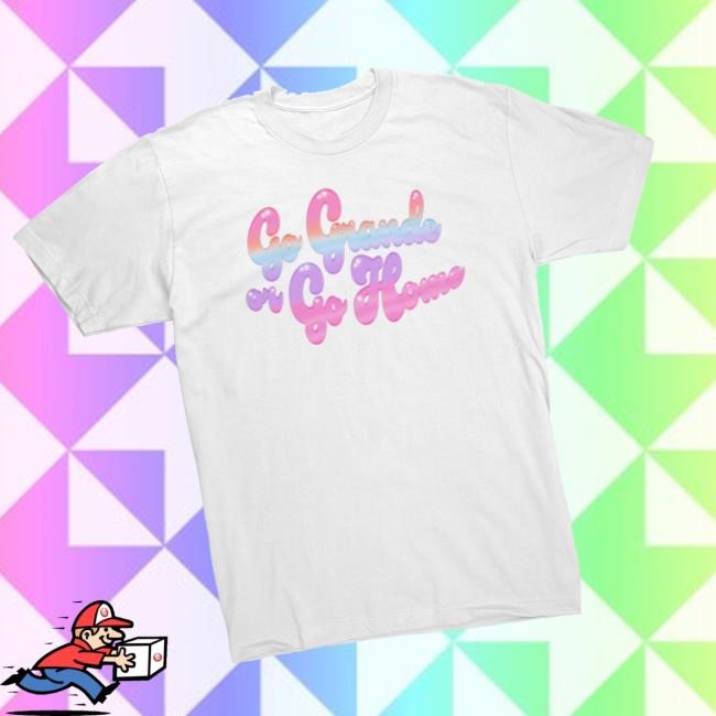 Frankie Grande Merch Store Teelaunch Logo Grande Or Go Home Crewneck Sweatshirt