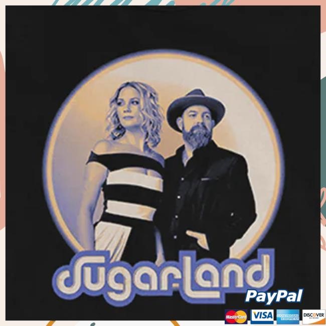 Sugarland Music Merch Sugarland 2024 Tour Photo Short Sleeve Tee