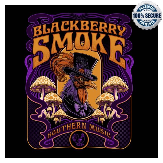 Blackberry Smoke Merch Top Hat Rooster Unisex Sweatshirt