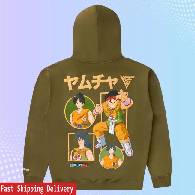 Official Hypland Clothing Merch Store Hypland Db Yamcha Evolution Pull Over Hoodie (Olive)