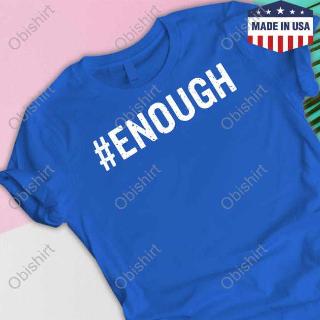 Terry Blount Wears #Enough T Shirt