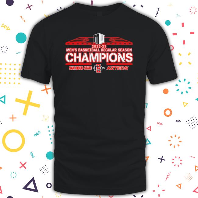 Official San Diego State 2023 Men’S Basketball Regular Season Champions Shirt
