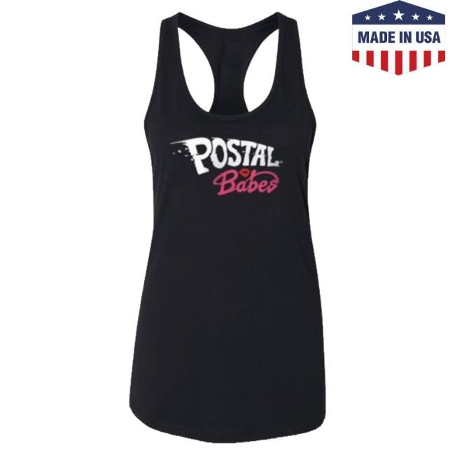 Official Running With Scissors Merch Store Shop Postal Babe Racerback Sweaters