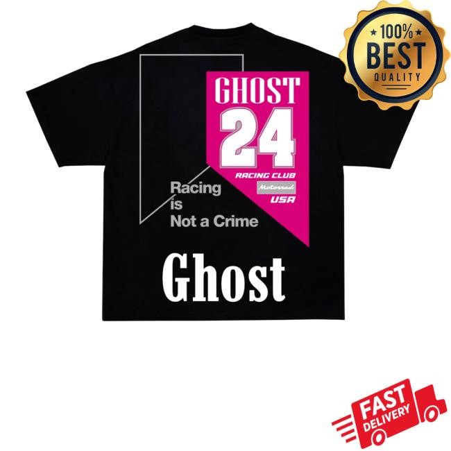 Ghost Racing Merch Shop Store Official Pink Crime Ghost Shirt