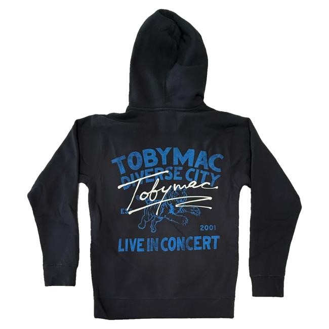 Official Toby Mac Merch Tiger Navy Sweatshirt