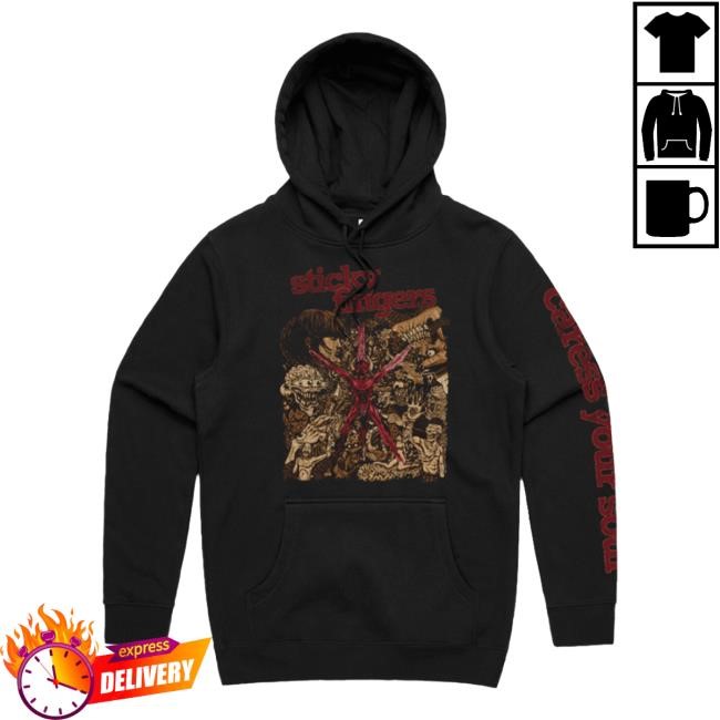 Sticky Fingers Merch Shop Allotment Caress Artwork New Shirt