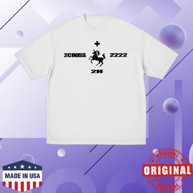 2Hollis Merch Store Shop 2H Unicorn White Tee New Shirt