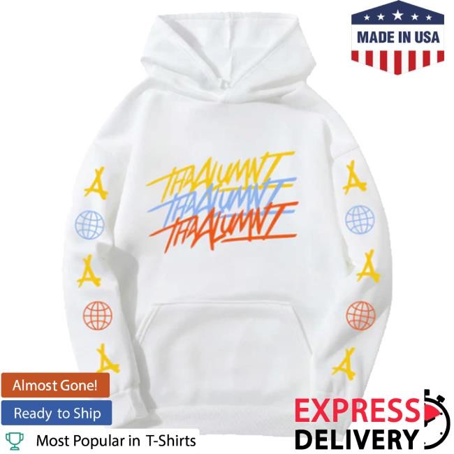 Alumni Clothing Merch Alumni Global Hoodie White T-Shirt