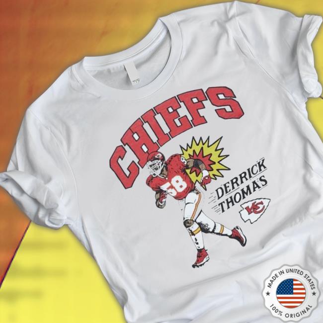 Official Kansas City Chiefs Derrick Thomas Crewneck Sweatshirt