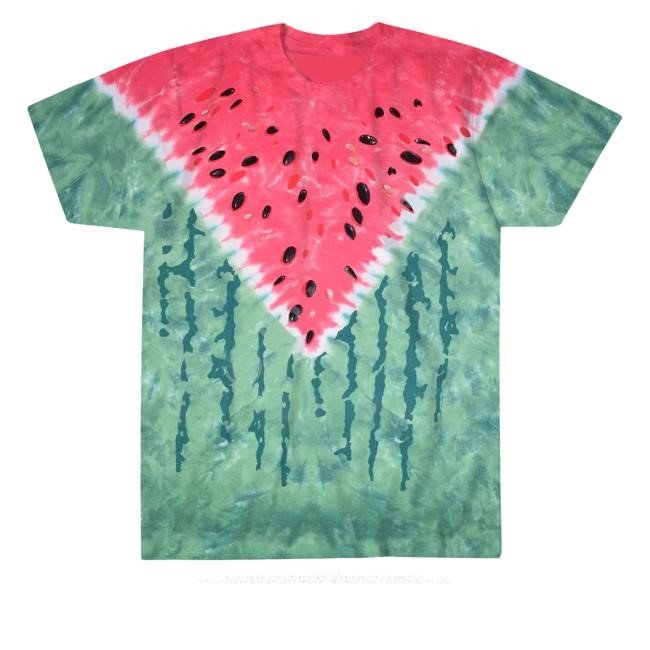 Liquid Blue Watermelon Tie-Dye T Shirt Fairyglen Merch Store