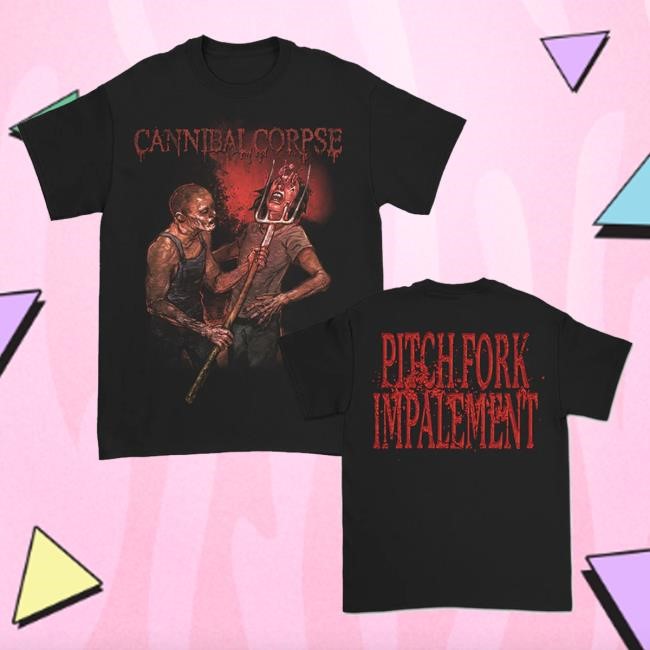 Official Punk Rock Shop Merch Cannibal Corpse - Pitchfork Impalement Men's Tee Shirt