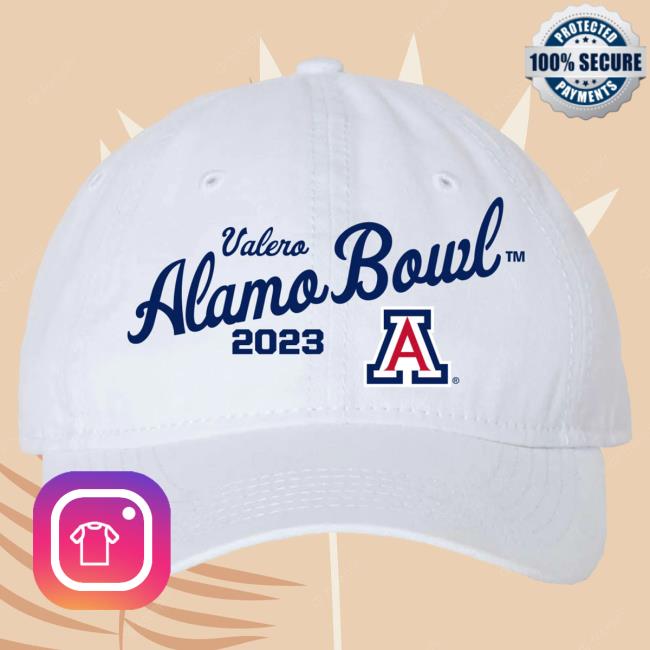 Official Alamo Bowl Merch Store Alamo Bowl 2023 Valero Alamo Bowl ARIZONA Hat Cap Alamo Bowl Merchandise Alamobowl Apparel Clothing Shop