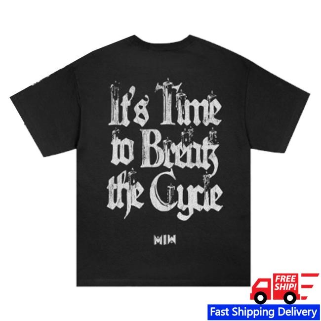 Motionless In White Store Break The Cycle T-Shirt (Black) Crewneck Sweatshirt