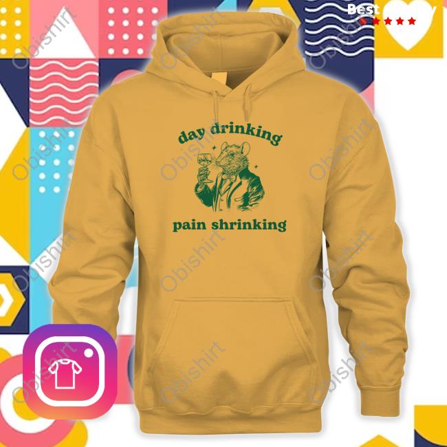 Official Day Drinking Pain Shrinking Rat Sweatshirt