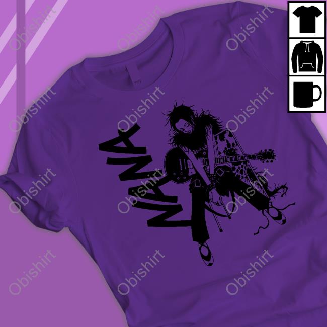 Nana Osaki Guitar T-Shirt 8Files