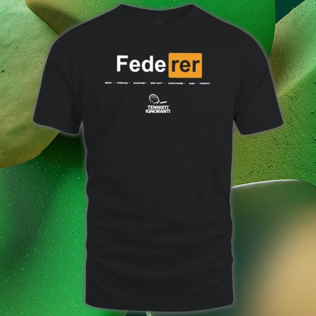 Federer Serve Forehand Backhand Drop Shot Chips Charge Sabr Tweener Crewneck Sweatshirt