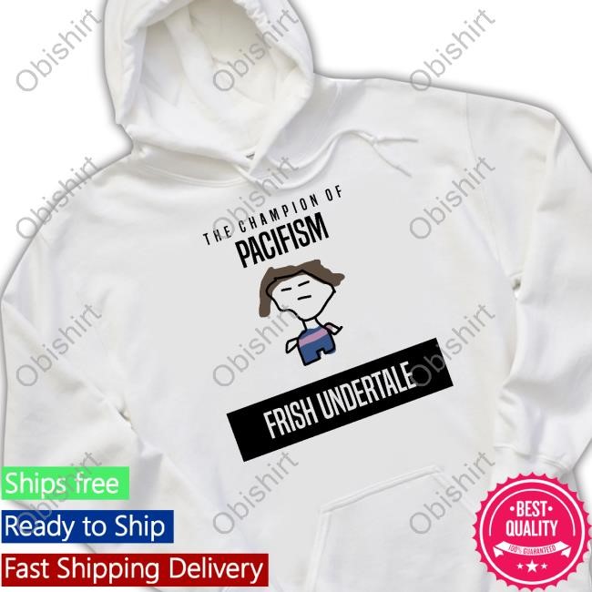Wooffle Asriel Sgdq 2024 The Champion Of Pacifism Frish Undertale Hooded Sweatshirt