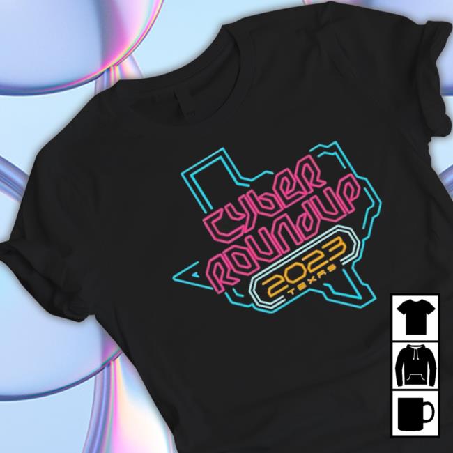 Official Cyber Roundup Tesla 2023 Shirt