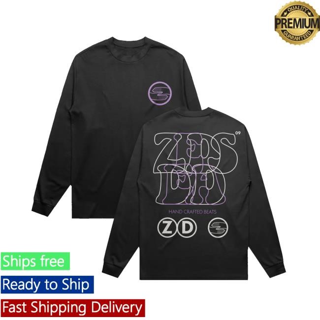 Zedsdead Store Zeds Dead - Hand Crafted Faded Black T-Shirt