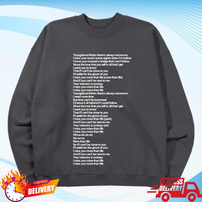 Official Justin Bieber Merch Store Shop Justin Bieber Ghost Lyrics Hoody I JustinBieber Apparel Clothing