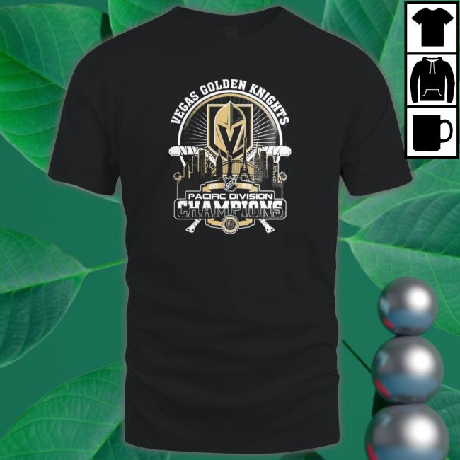 Vegas Golden Knights 2023 Pacific Division Champions City Skyline shirt, hoodie, tank top, sweater and long sleeve t-shirt