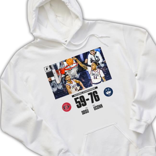 2023 National Championship Sdsu 59 Vs Uconn 76 Final Shirt