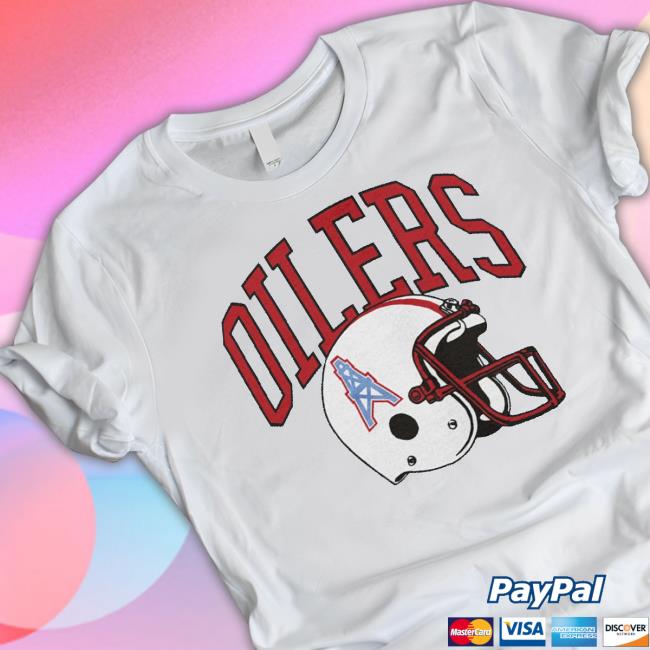 Homage Titans Oilers Helmet shirt