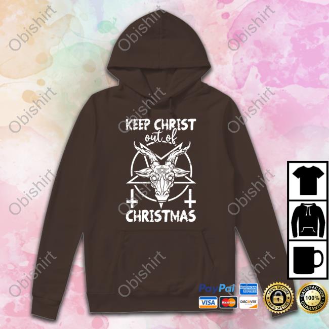 Amanda Keep Christ Out Of Christmas T-Shirt Baphomet Devil