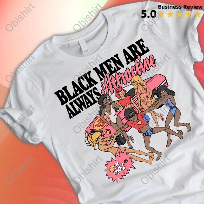 Thekoolcloset Black Men Are Always Attractive Long Sleeve Tee Shirt