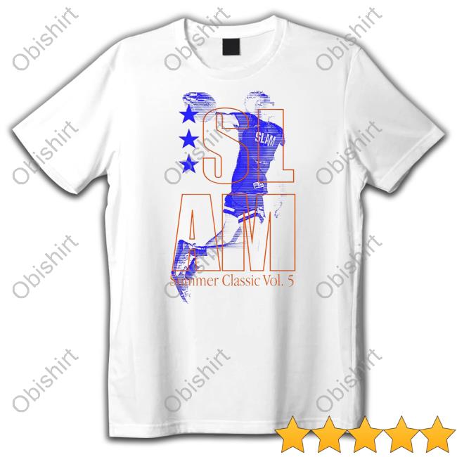 Dukembb Cooper Flagg Wearing Slam Summer Classic Vol 5 Tee Shirt